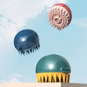 Elevate Your Pet's Bath Time with the Pet Puffer Bath Brush