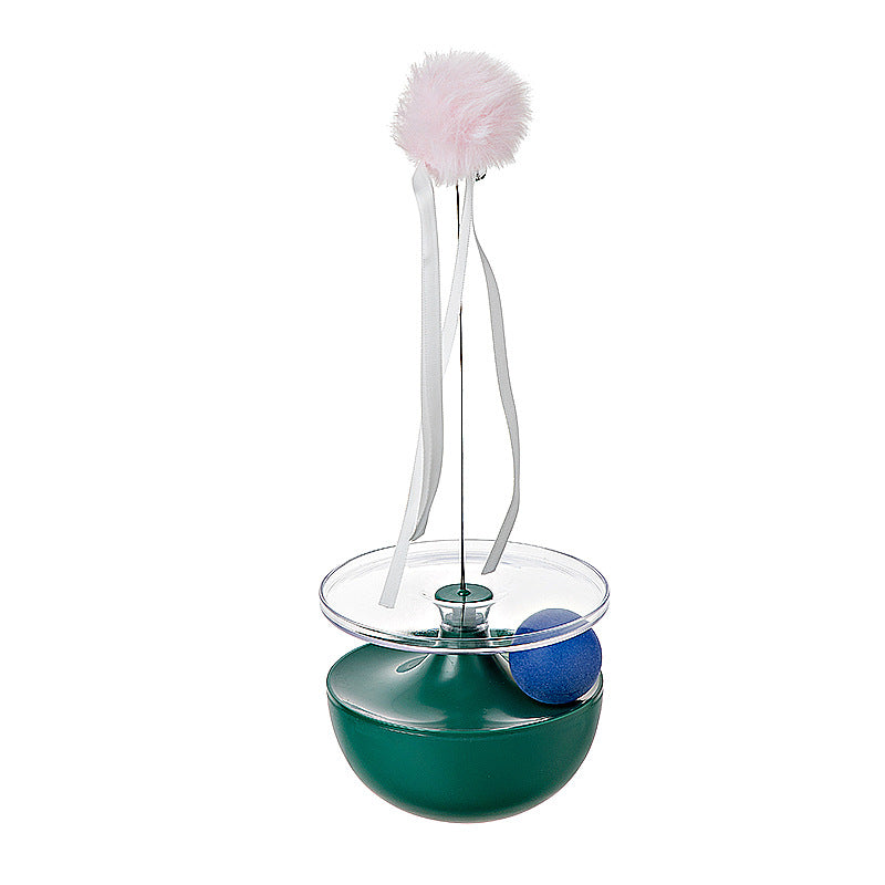 Unleash Fun with the Pet Self-Rolling Tumbler Interactive Funny Toy