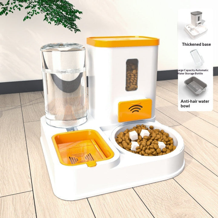 Transform Your Pet's Mealtime with Our Feeding and Drinking Station Bowl