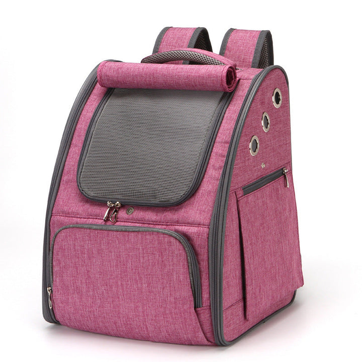 Discover the Ultimate Comfort: Foldable Breathable Backpack-style Pet Carrier Travel Bag