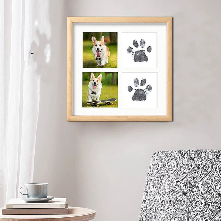 Capture Precious Moments with Our Pet Hand And Foot Print Commemorative Photo Frame