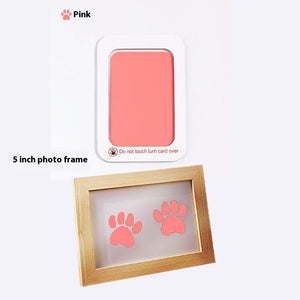 Capture Your Pet's Memory with Our Unique Pawprint Inkpad Photo Frame