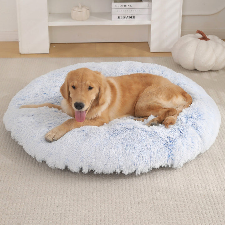 Pet Round Plush Warm Sleeping Bed Mat House