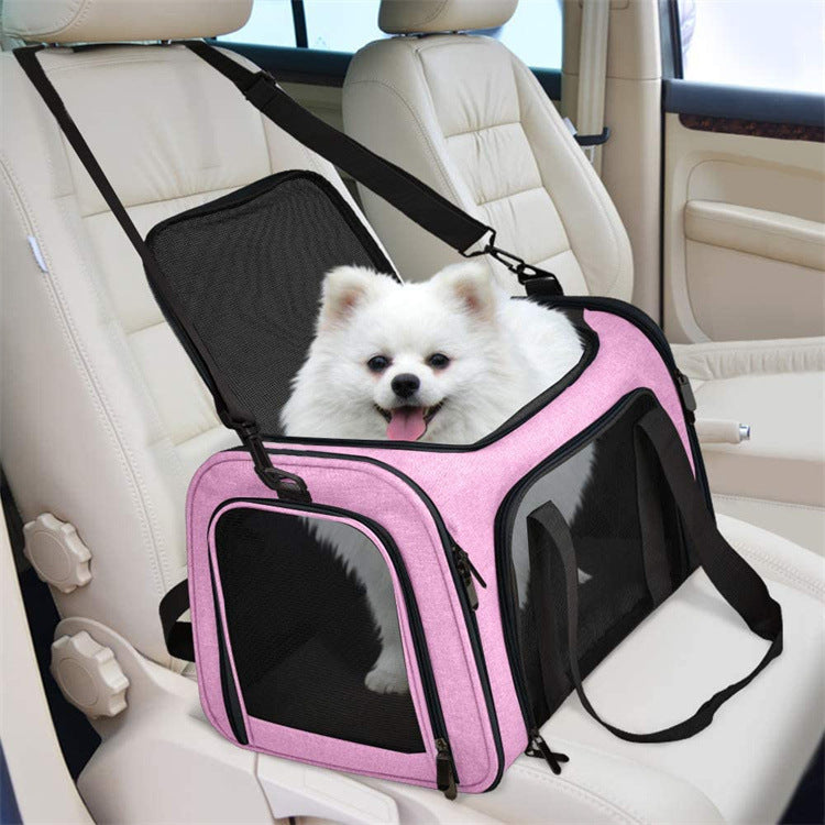 Portable Foldable Handheld Pet Carrier Travel Tote