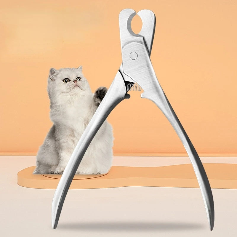 Pet Nail Clipper Professional Safety Stainless Steel Grooming Tool