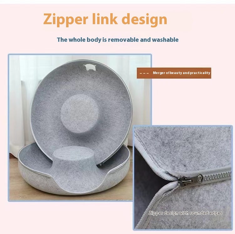 Pet Comfortable Round Tunnel Bed For Pets