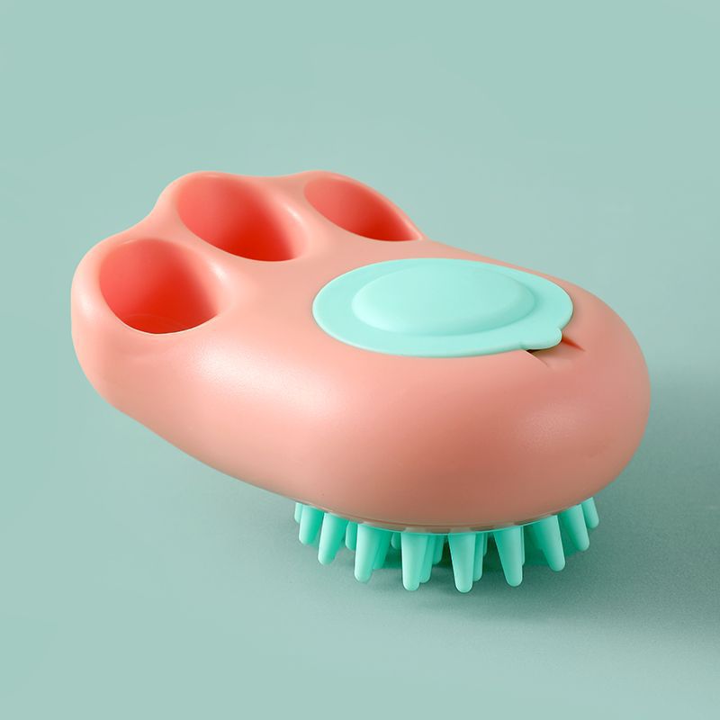 Pet Bath Massage Brush Claw Cleaning Grooming Comb Tool