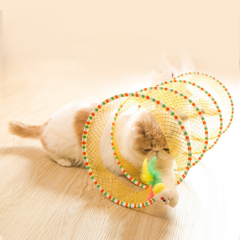 Pet Foldable Storage Tunnel Toy Organizer System