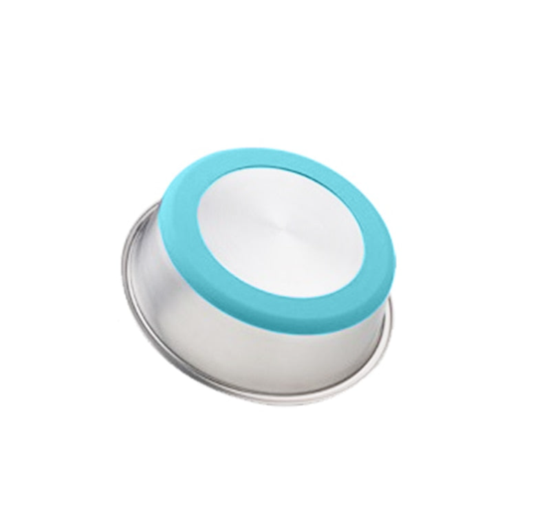 Pet Feeding Bowl Silicone Stainless Steel Food And Water Bowl