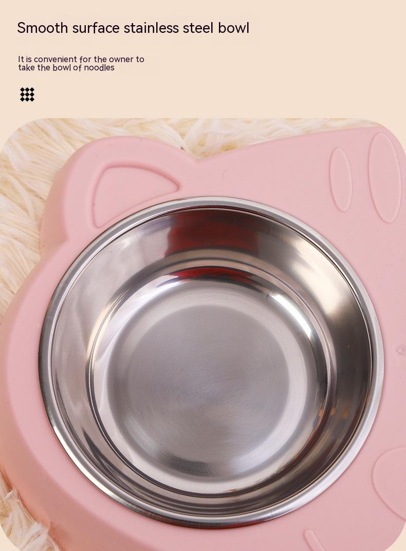 Pet Feeding Bowl Water And Food Rice Basin