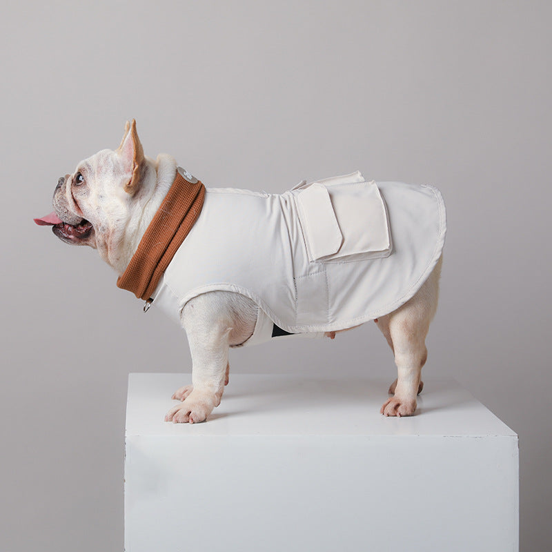 Cargo-pocket Pet Wrap-Around Jacket