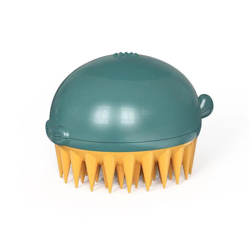 Pet Puffer Bath Brush Refillable Body Gel Tool