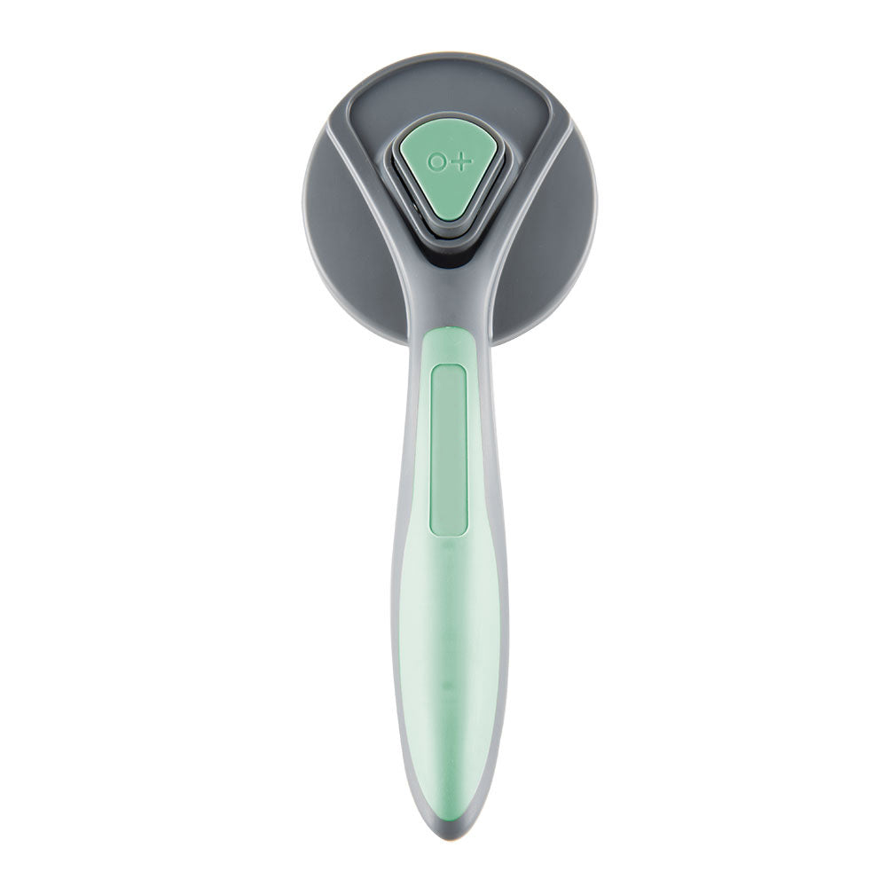 Pet Slicker Grooming Brush Deshedding Comb Easy Clean Tool