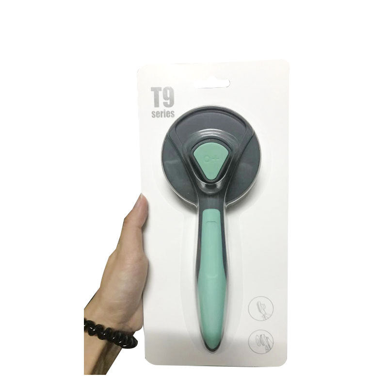 Pet Slicker Grooming Brush Deshedding Comb Easy Clean Tool