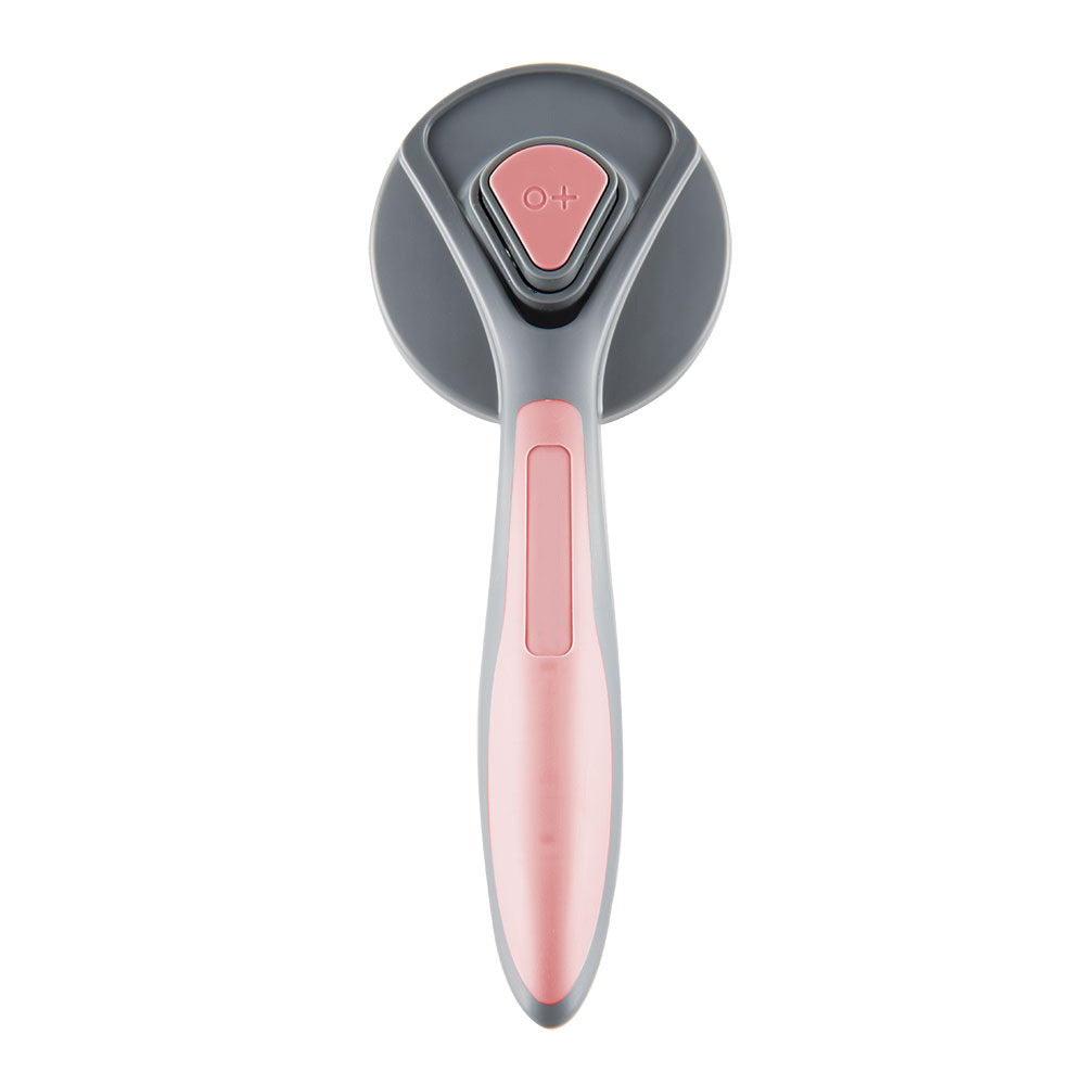 Pet Slicker Grooming Brush Deshedding Comb Easy Clean Tool