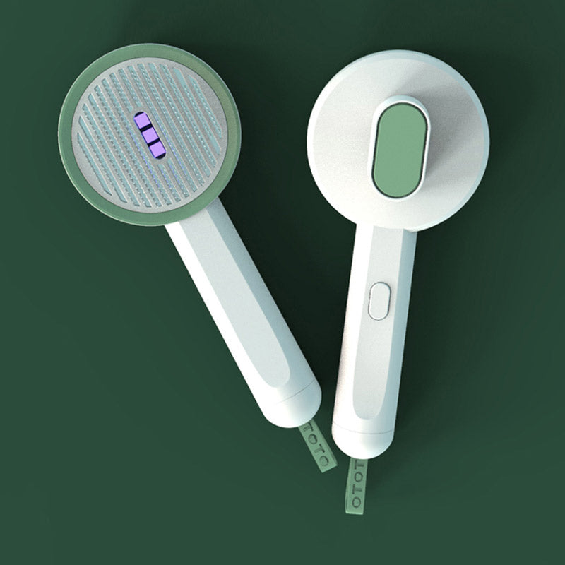 Pet 2 In 1 Grooming Comb UVC Detection Hair Remover Brush
