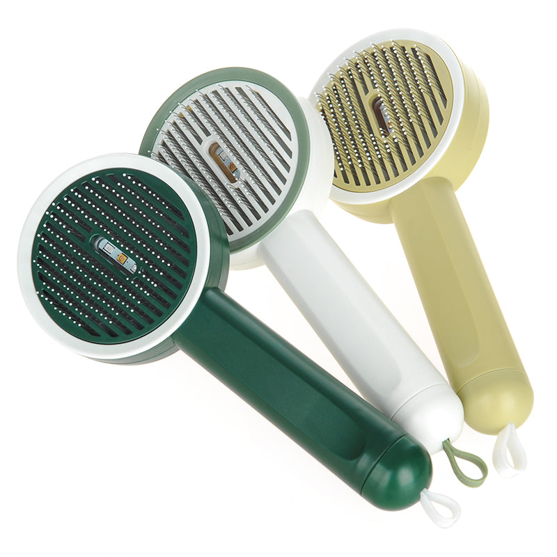 Pet 2 In 1 Grooming Comb UVC Detection Hair Remover Brush