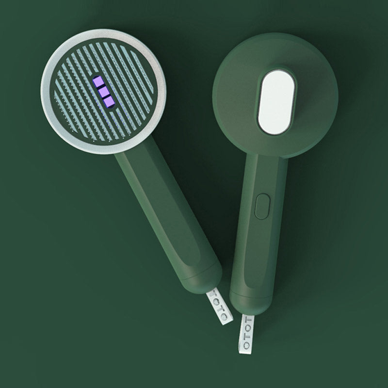 Pet 2 In 1 Grooming Comb UVC Detection Hair Remover Brush