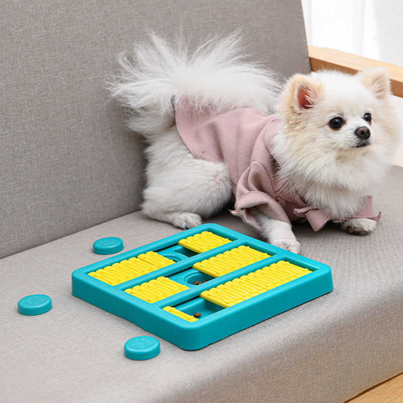 Pet Rotating Interactive Food Dispensing Slow Feeder Toy