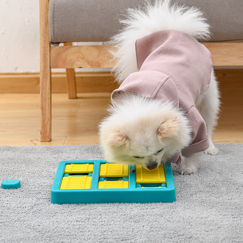 Pet Rotating Interactive Food Dispensing Slow Feeder Toy