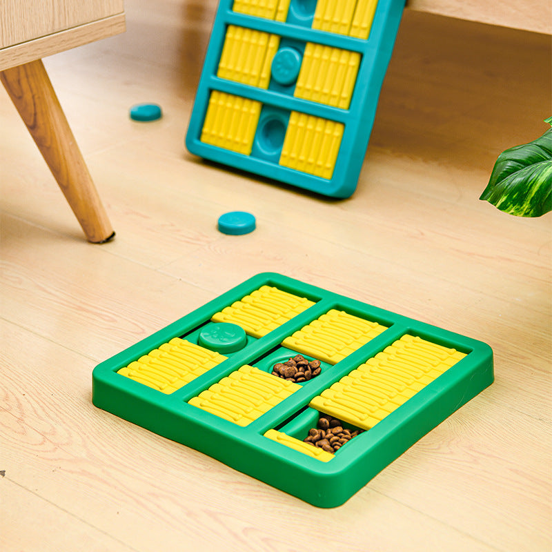 Pet Rotating Interactive Food Dispensing Slow Feeder Toy