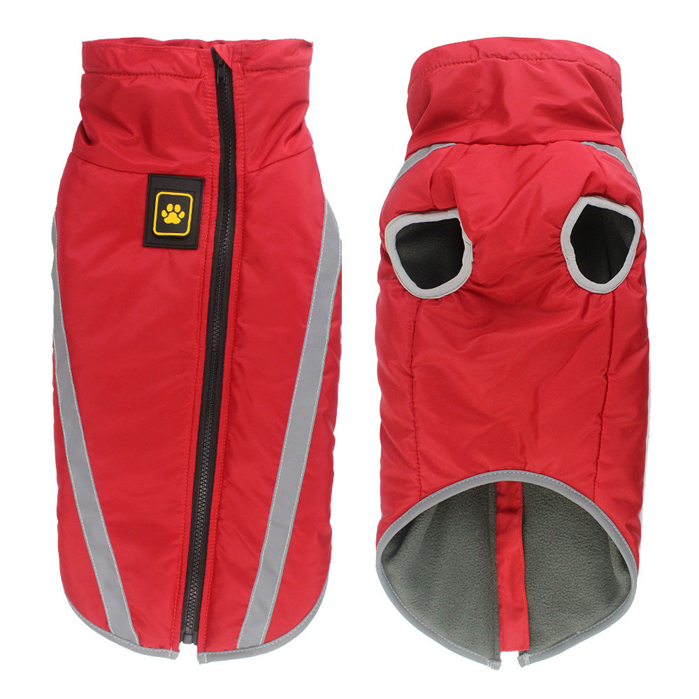 XL Pet Winter Reflective Padded Jacket