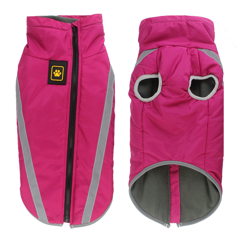 XL Pet Winter Reflective Padded Jacket