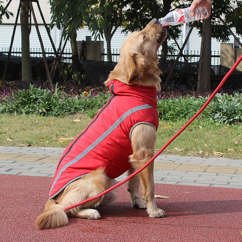 XL Pet Winter Reflective Padded Jacket