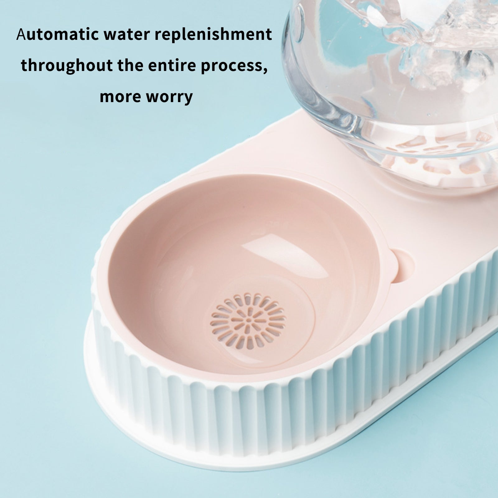 Pet Automatic Feeding And Drinking Bowl Water Dispenser