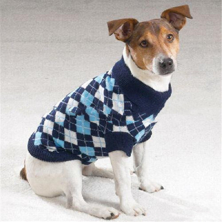 Argyle Pet Sweater