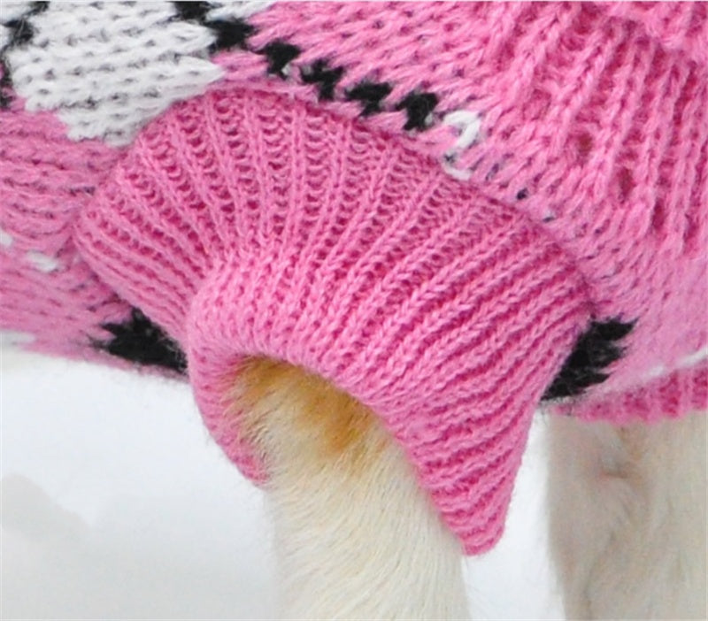 Argyle Pet Sweater