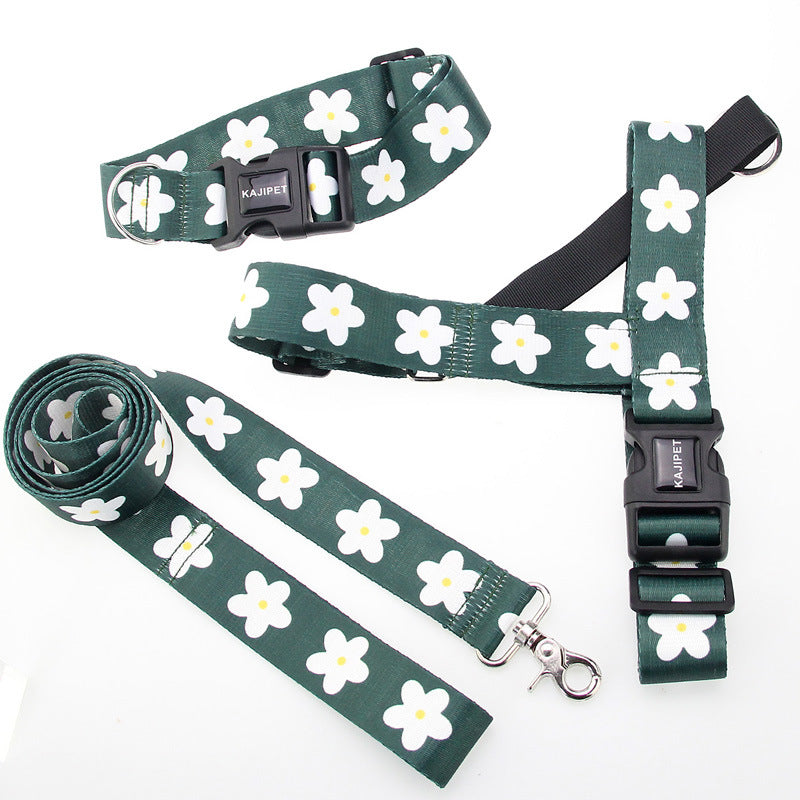 Outdoor Vest Style Pet Harness Adjustable Control Leash