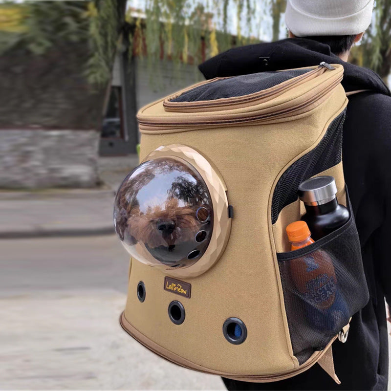 Ventilated Bubble Window Pet Carrier Backpack