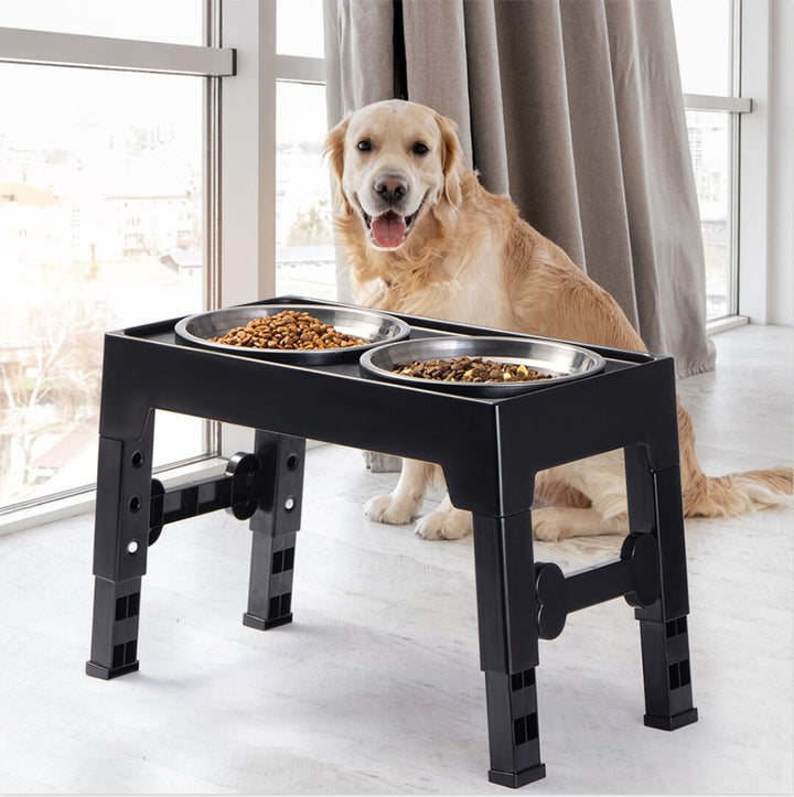 Pet Elevated Feeding Bowl Neck Support Anti Spill Stand