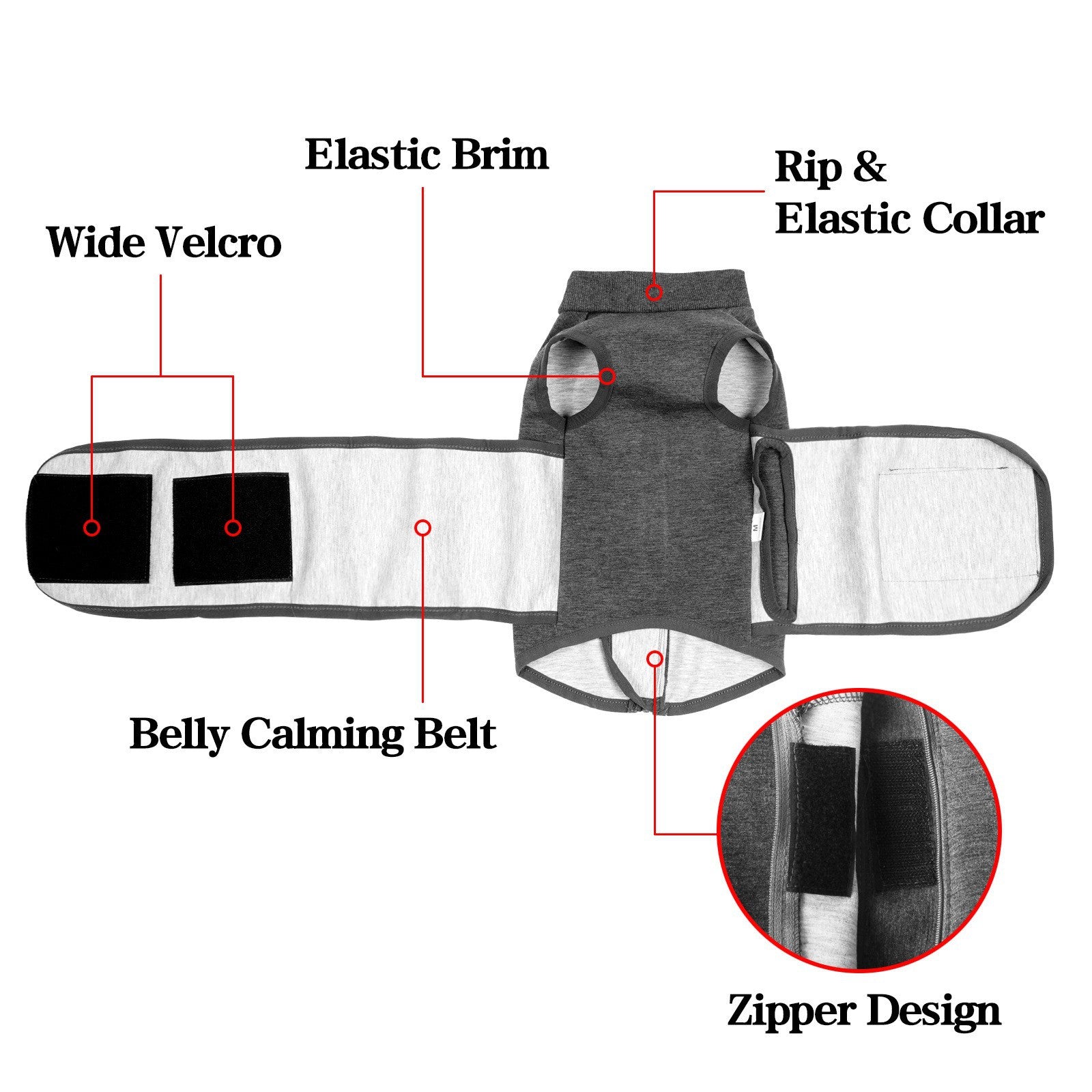 Comfort-fit Double Layer Pet Jacket