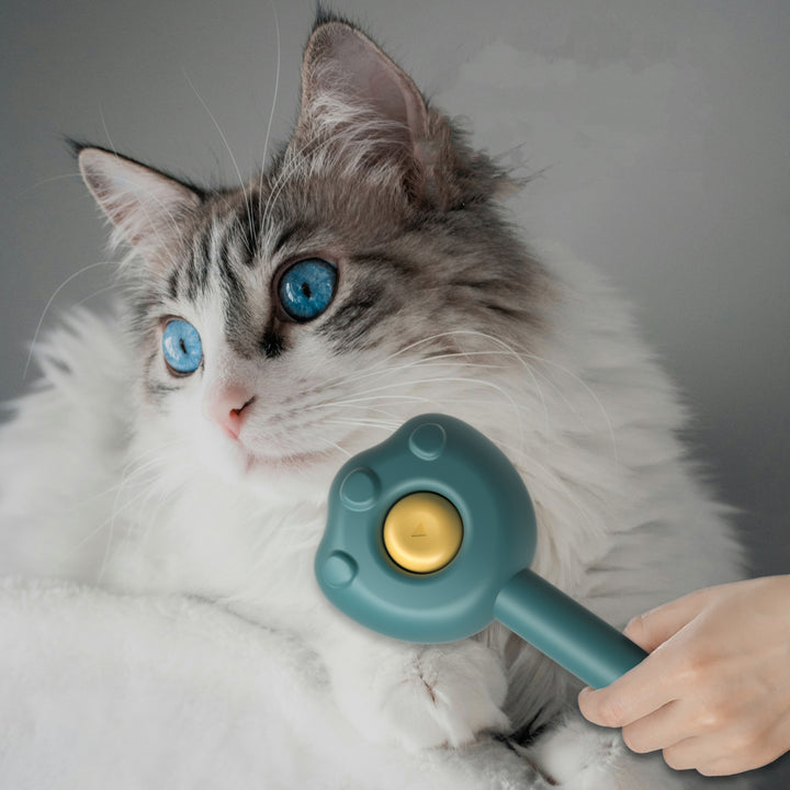 Pet Self Cleaning Grooming Comb Hair Remover Needle Brush