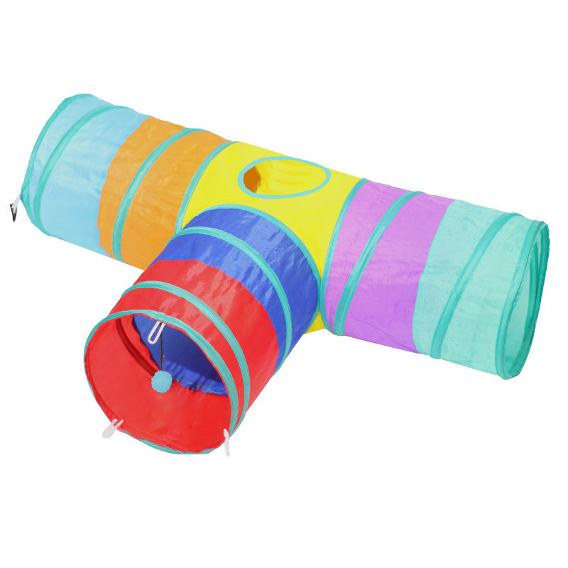 Pet Foldable Tunnel Climbing Path Toy System
