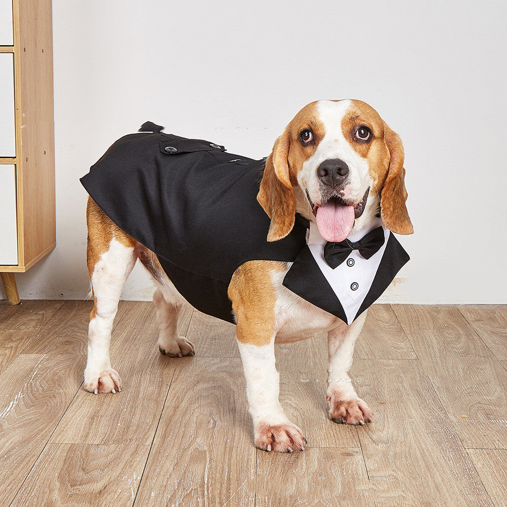 Two-piece Pet Tuxedo Suit Set