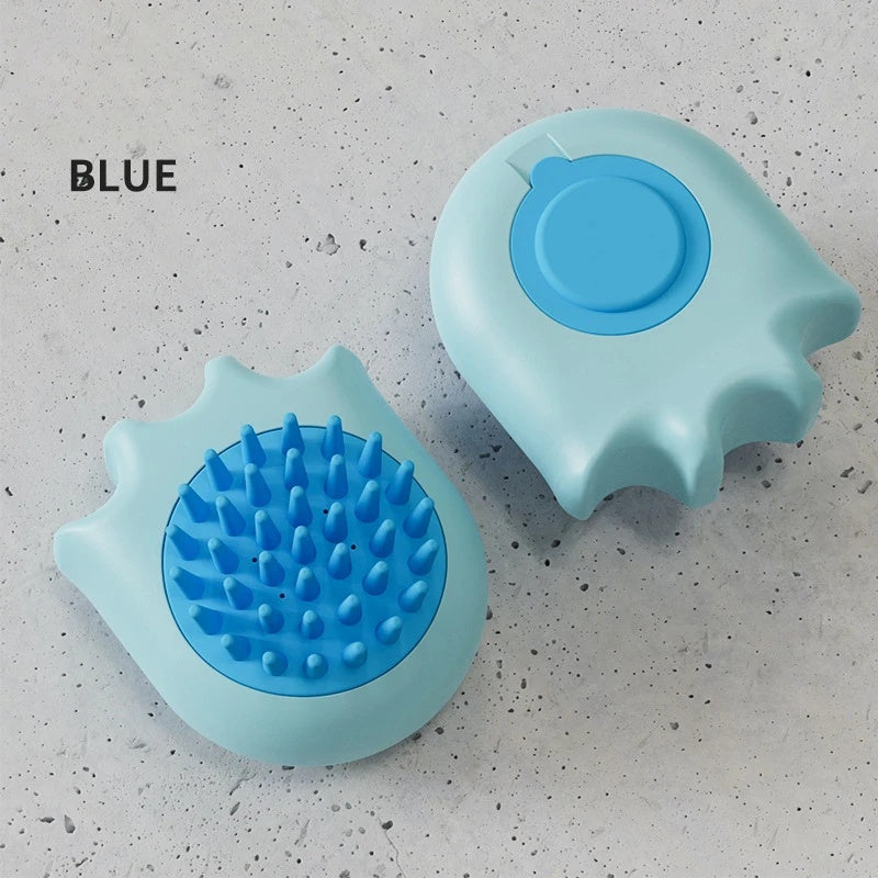 Pet Bath Massage Brush Shampoo Box Cleaning Comb Grooming Tool