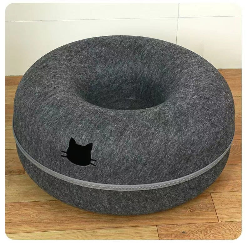 Pet Comfortable Round Tunnel Bed For Pets