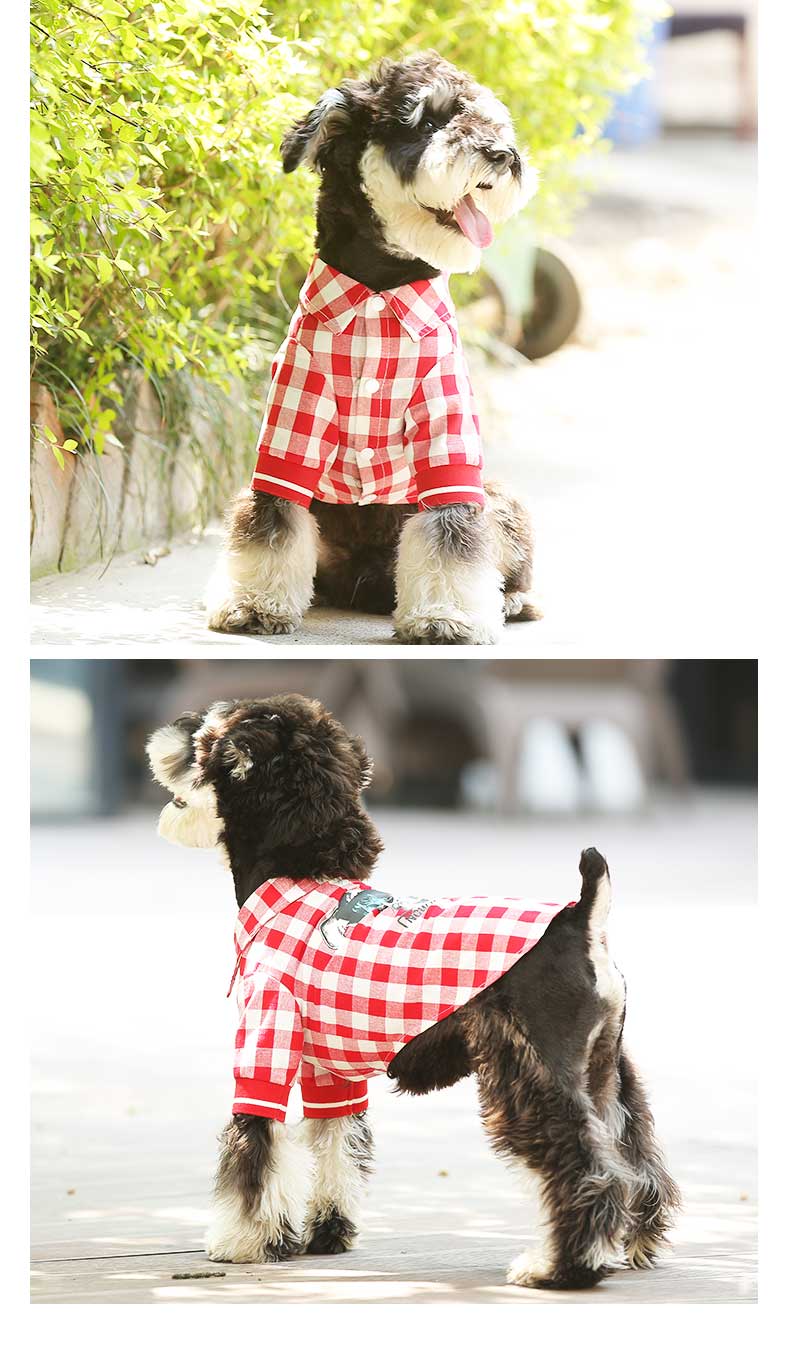Plaid Pet Shirt