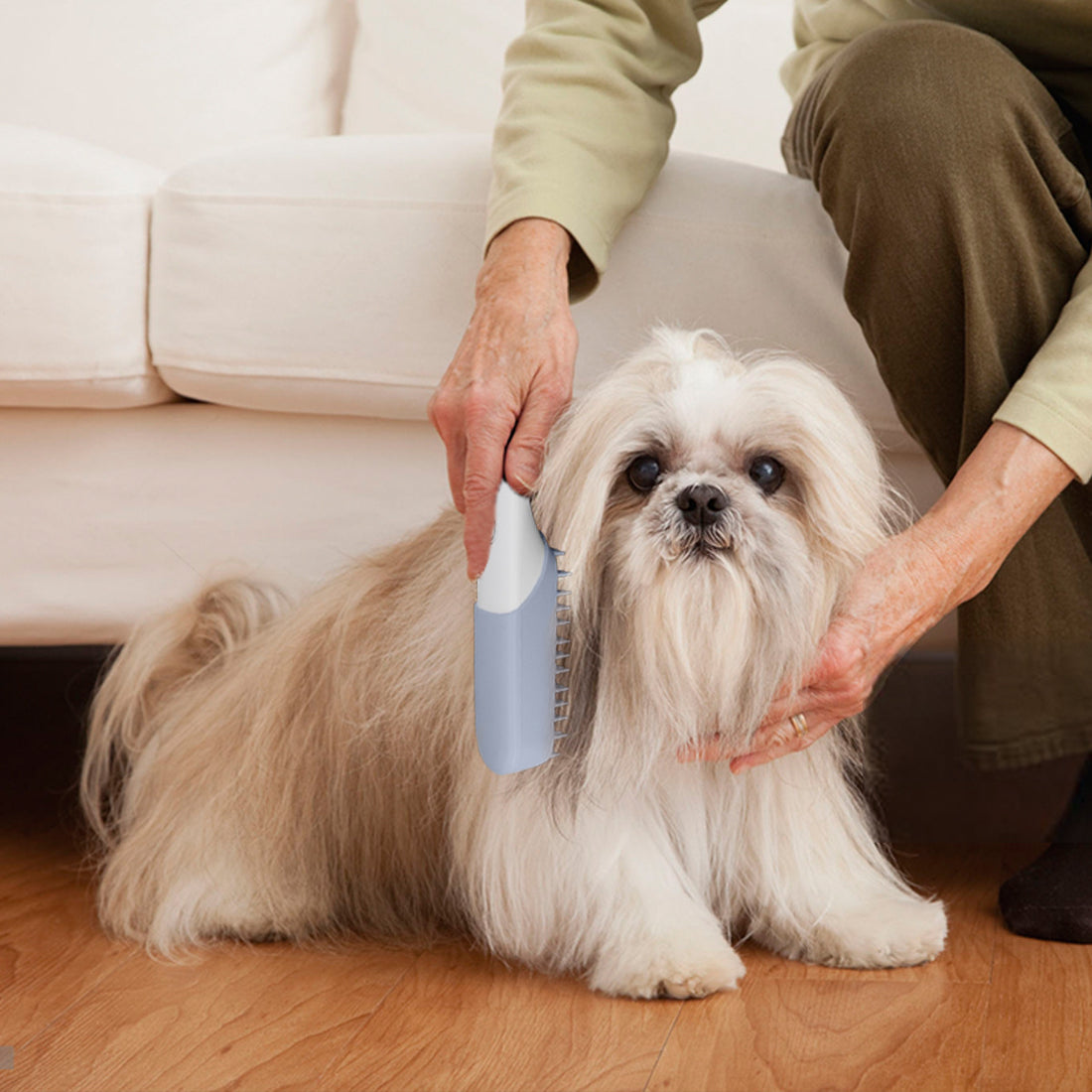 Pet Silicone Massage Brush Deodorizing Grooming Cleaning Comb Tool