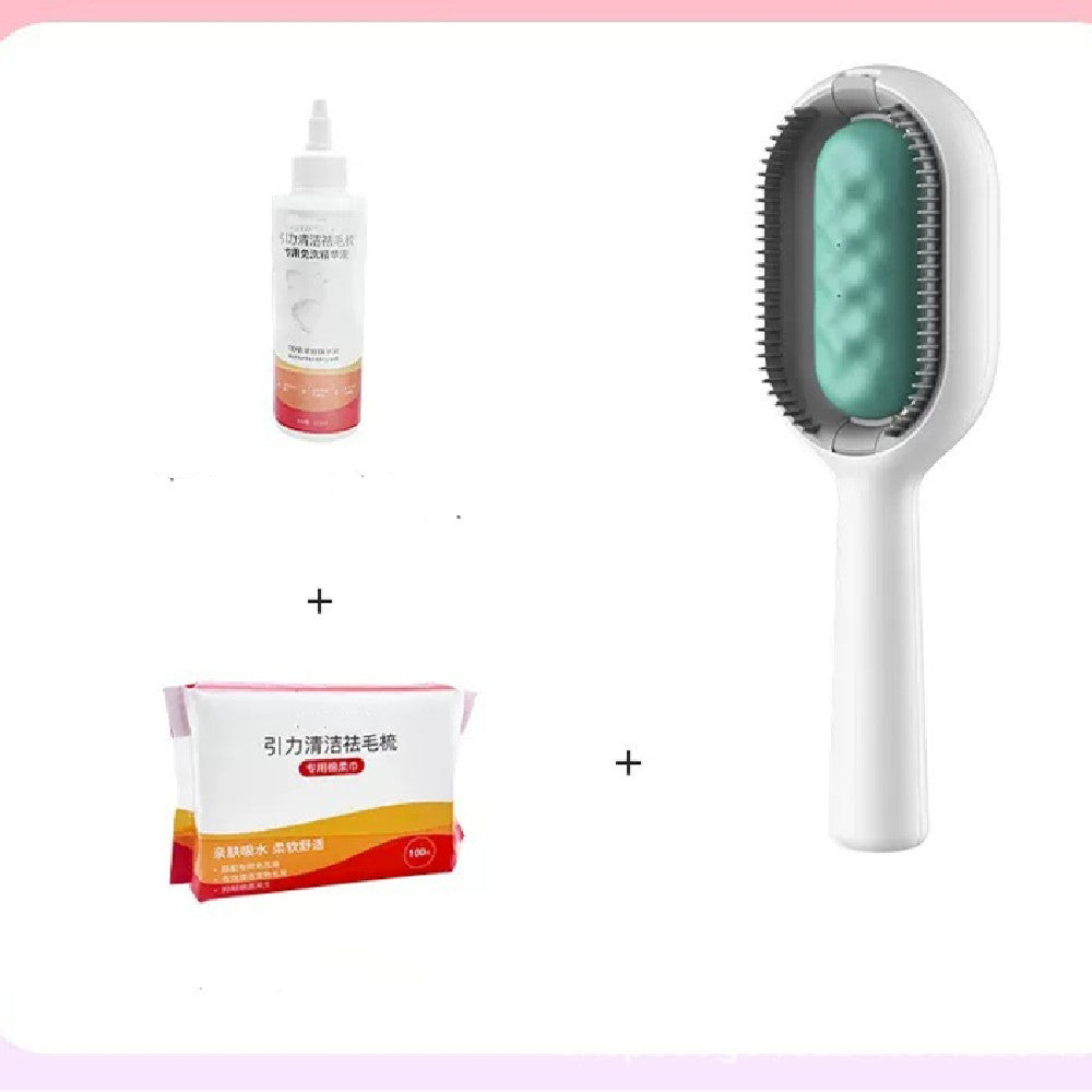 Pet Grooming Brush Dematting Floating Hair Remover Cleaning Tool