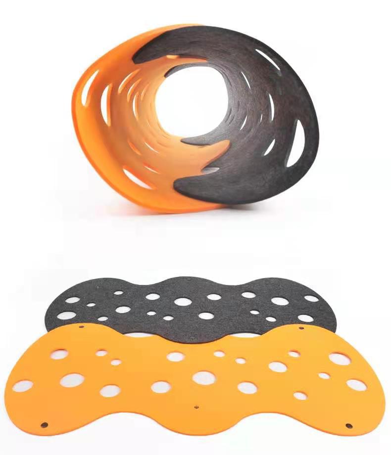 Pet Removable Felt Tunnel Toy Play System