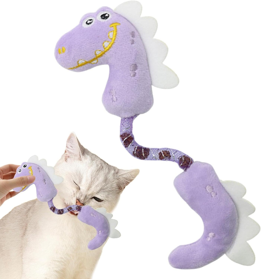 Pet Chew Rope Teeth Cleaning Catnip Spring Kicker Toy Set