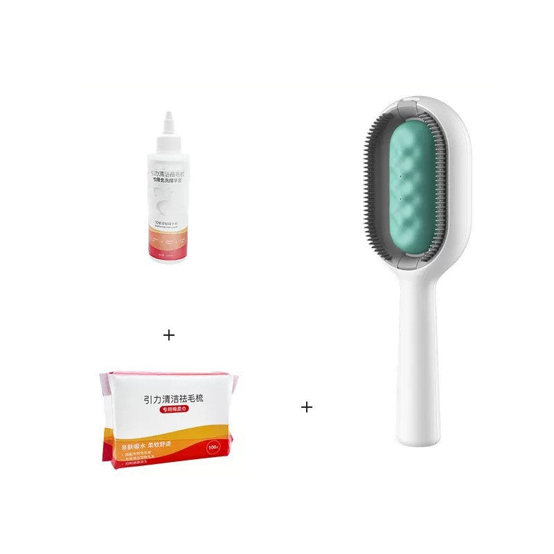 Pet Grooming Brush Dematting Floating Hair Remover Cleaning Tool