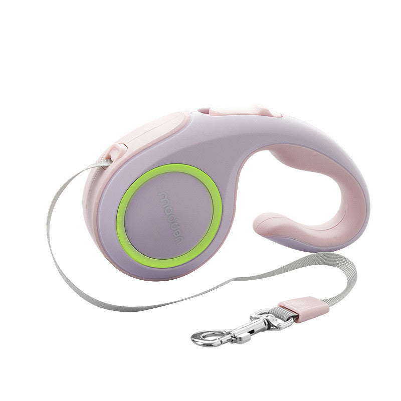 Automatic Retractable Pet Control Leash Adjustable Grip