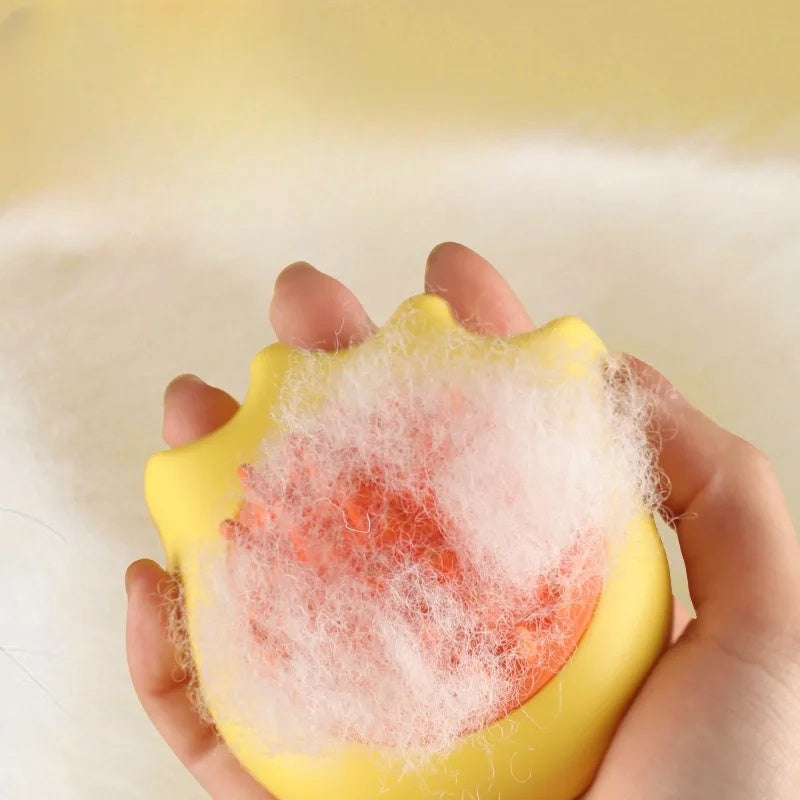 Pet Bath Massage Brush Shampoo Box Cleaning Comb Grooming Tool