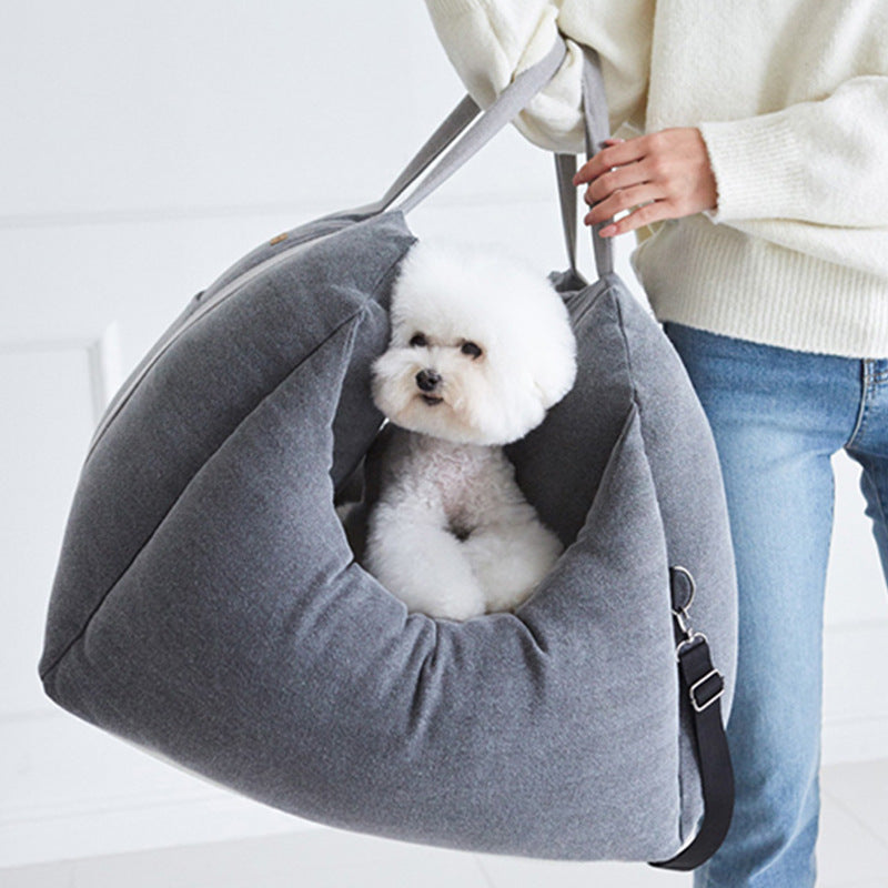 Waterproof Car Seat Pet Nest Carrier Travel Bed Bag