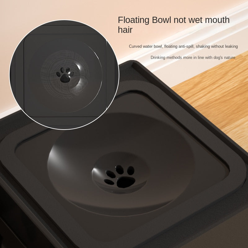 Pet Double Bowl Stainless Stand Adjustable Height Elevated Feeder